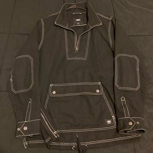 Vans Pullover Denim Jacket Black Made in India Vintage 🖤